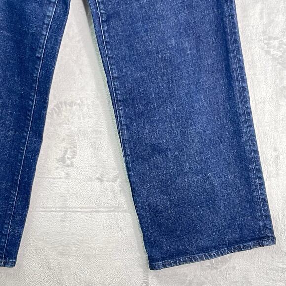 Banana‎ Republic Womens High Rise Wide Leg Dark Wash Jeans Size 29 29.5" inseam - Picture 3 of 14